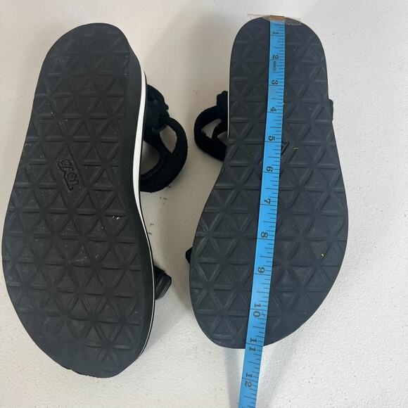 Teva Sandals Womens 10 Flatform Universal Black Strappy Hiking Outdoor Water H&L - Picture 12 of 14